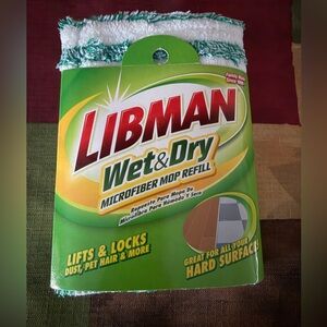 Libman Wet & Dry Microfiber Mop Refill NEW